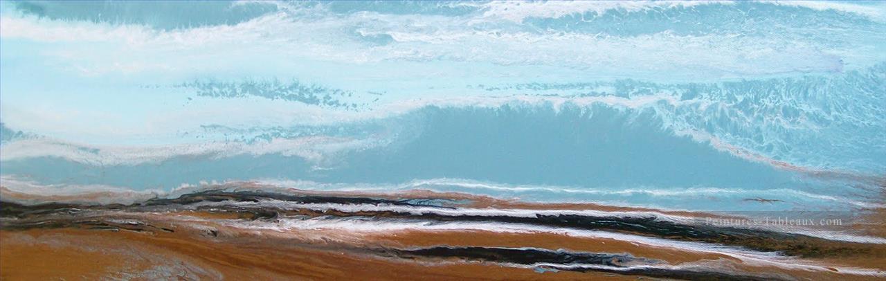 paysage marin abstrait Incoming Peintures à l'huile